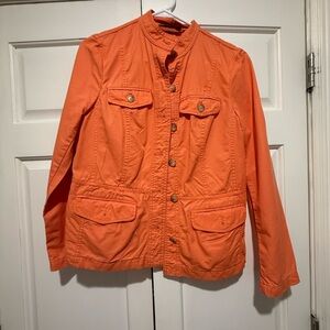 Talbots Vibrant Orange Jacket